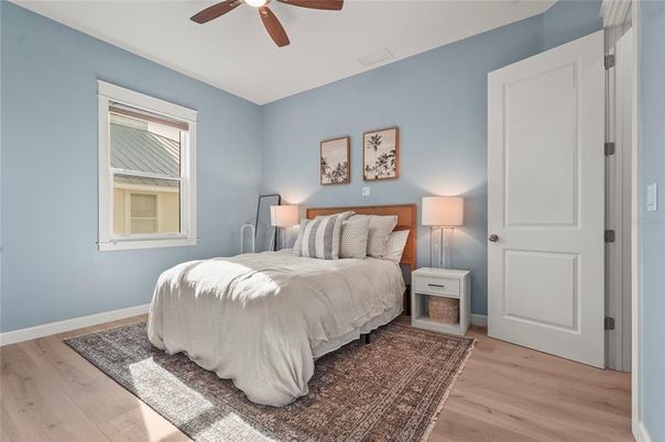 Bedroom, Interior, Wood Texture Flooring