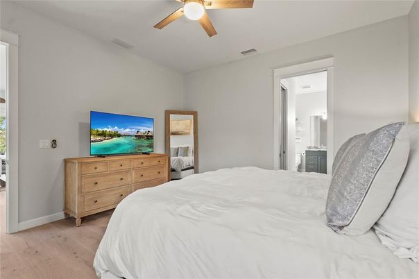 Bedroom, Interior, Wood Texture Flooring
