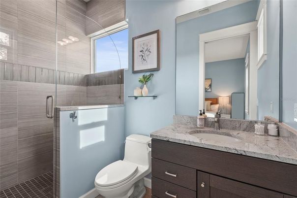 Bathroom, Glass Shower, Interior