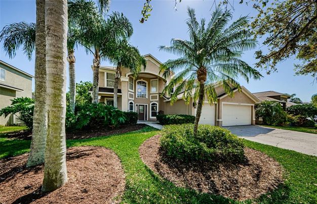 Attached, Backyard, Exterior, Facade, Mediterranean