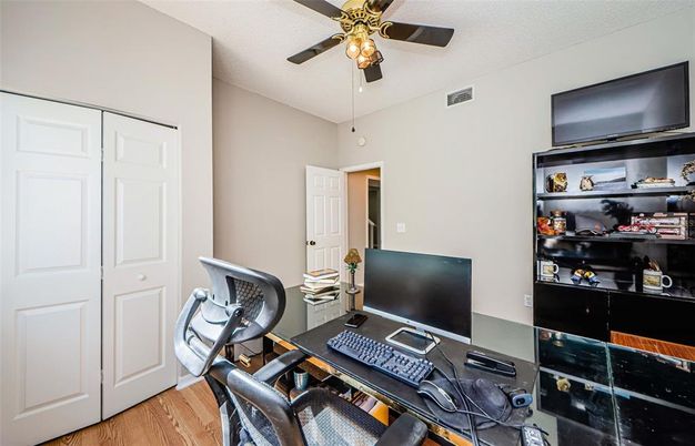 Home Office, Interior, Wood Texture Flooring