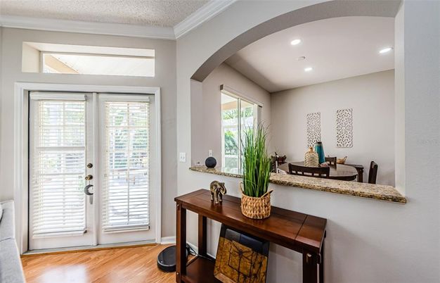 Interior, Recessed Lighting, Wood Texture Flooring