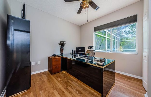 Home Office, Interior, Wood Texture Flooring