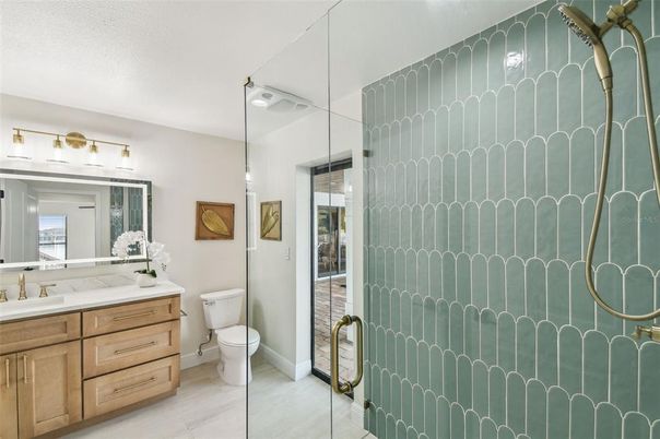 Bathroom, Glass Shower, Interior