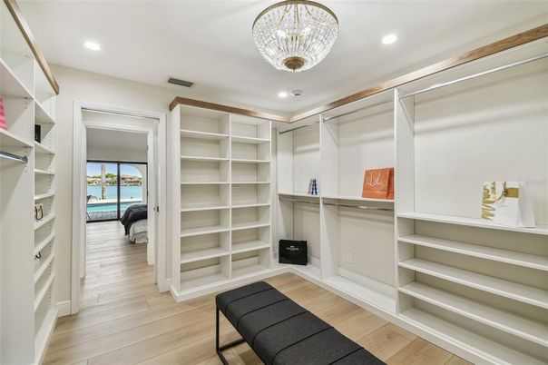 Interior, Recessed Lighting, Walk-in Closets, Wood Texture Flooring