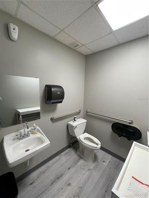 Bathroom, Interior, Wood Texture Flooring