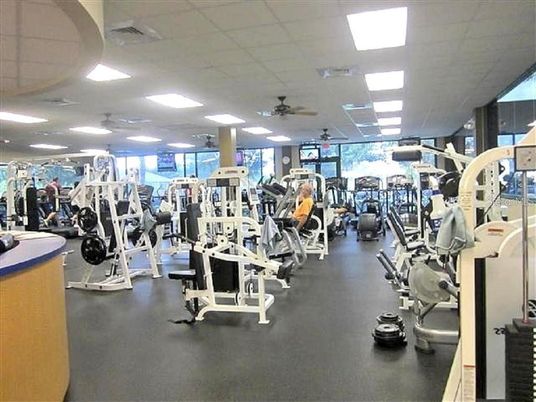 Fitness Equipment, Gym, Interior, Recessed Lighting