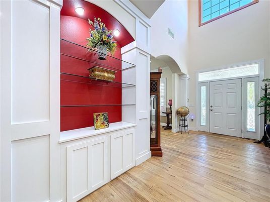 Interior, Recessed Lighting, Wood Texture Flooring
