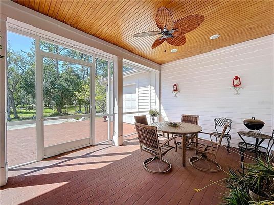 Dining room, Interior, Recessed Lighting, Sun Room, Wooden Ceilings, Wood Texture Flooring