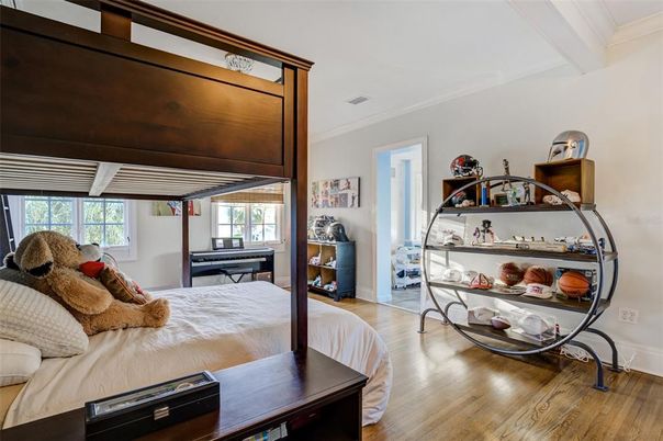 Bedroom, Interior, Wood Texture Flooring
