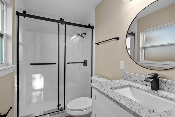 Bathroom, Glass Shower, Interior