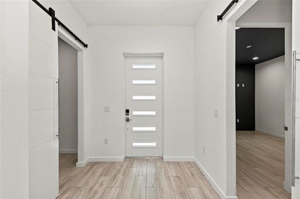 Interior, Recessed Lighting, Wood Texture Flooring