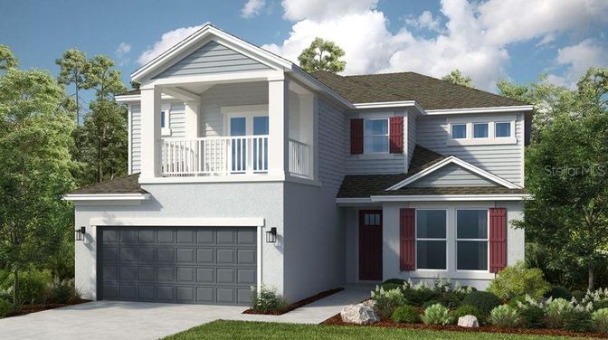 Attached, Exterior, Facade, American Craftsman