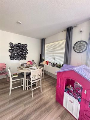 Dining room, Interior, Wood Texture Flooring