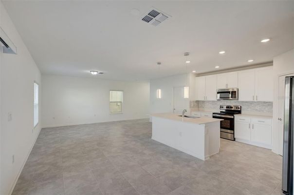 Interior, Kitchen, Recessed Lighting, Stainless Steel Appliances