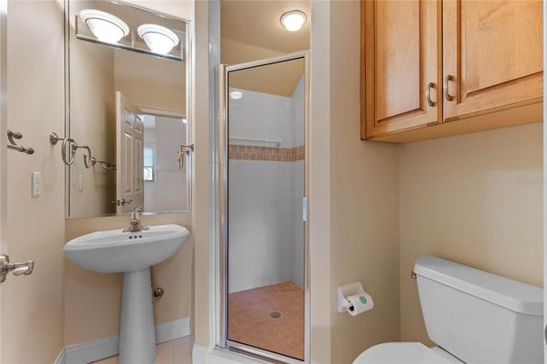 Bathroom, Glass Shower, Interior