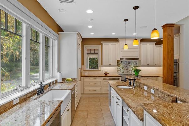 Interior, Kitchen, Pendant Lights, Recessed Lighting
