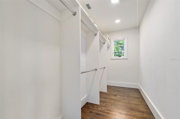 Interior, Recessed Lighting, Walk-in Closets, Wood Texture Flooring