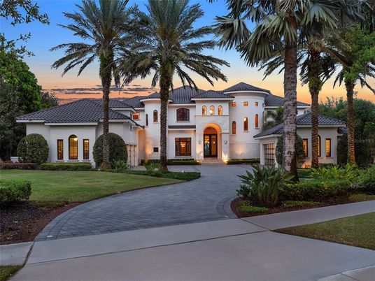 Backyard, Exterior, Facade, Mediterranean