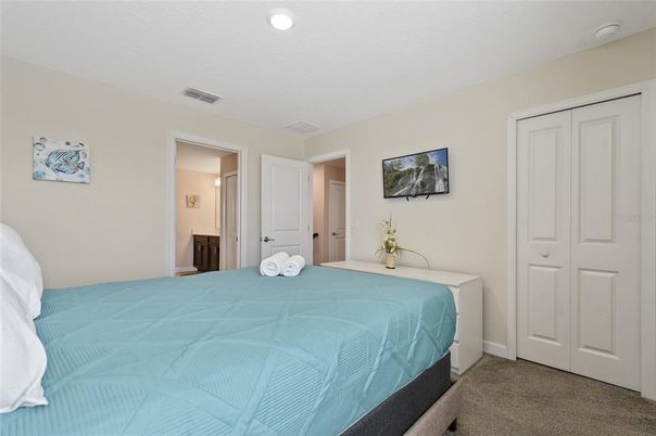 Bedroom, Interior, Recessed Lighting