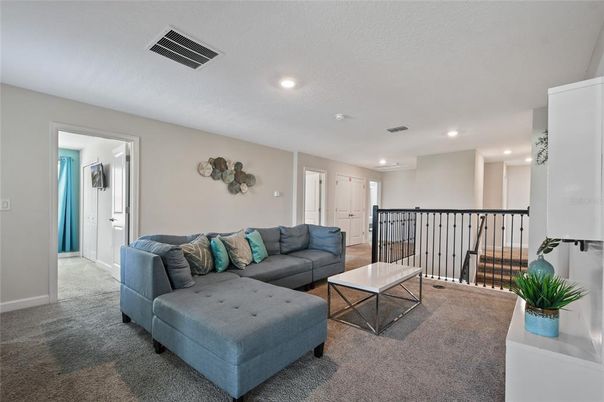 Interior, Living room, Recessed Lighting