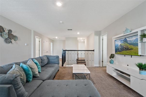 Interior, Living room, Recessed Lighting
