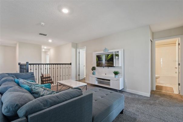 Interior, Living room, Recessed Lighting