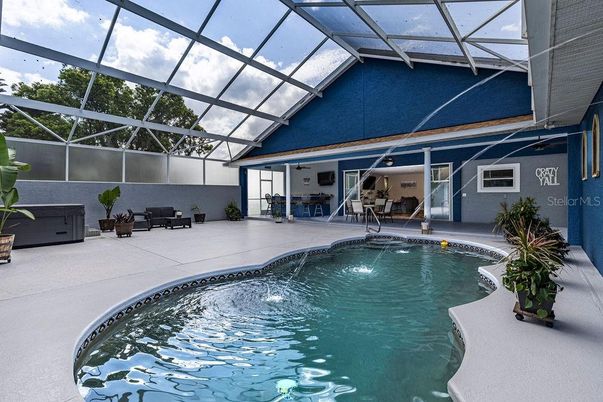 Glass Ceilings, Interior, Pool, Sun Room