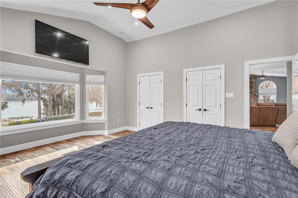Bedroom, Interior, Water, Wood Texture Flooring