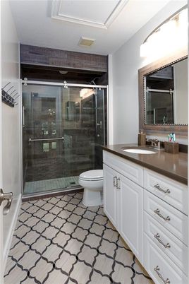 Bathroom, Glass Shower, Interior