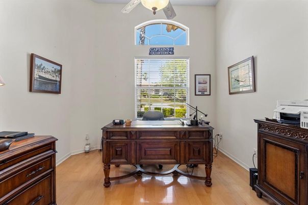 Home Office, Interior, Wood Texture Flooring