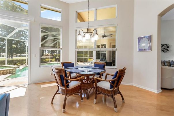 Dining room, Interior, Pendant Lights