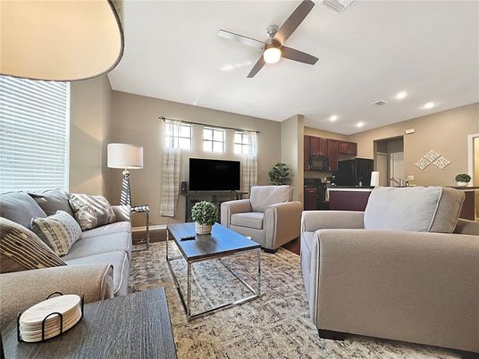 Interior, Kitchen, Living room, Recessed Lighting