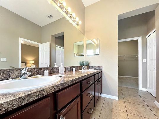 Bathroom, Dual Sink Vanities, Interior, Walk-in Closets