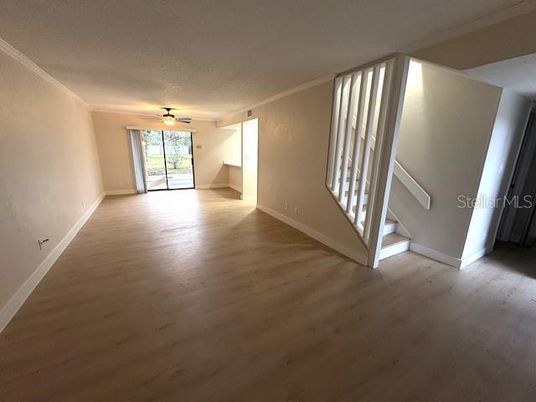 Empty room, Interior, Wood Texture Flooring