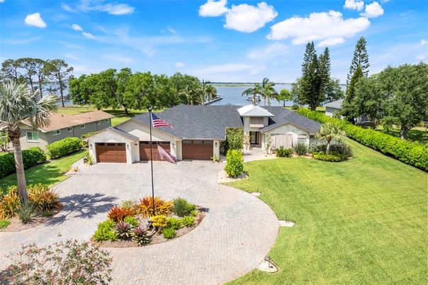 Attached, Backyard, Exterior, Facade, Water, Ranch