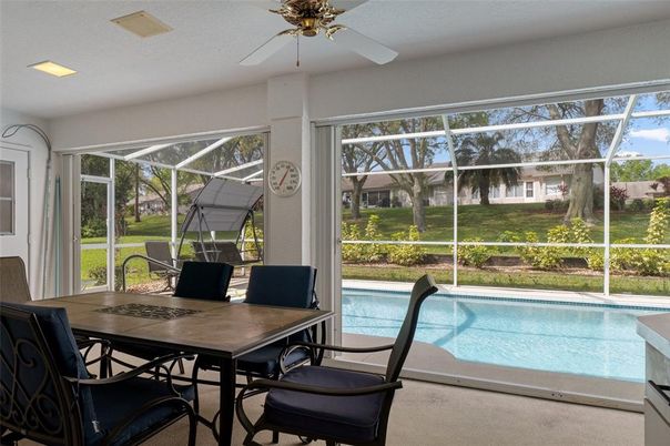 Dining room, Glass Ceilings, Interior, Pool, Sun Room