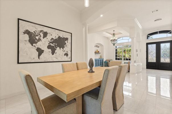 Chandelier, Dining room, Interior, Pendant Lights, Recessed Lighting