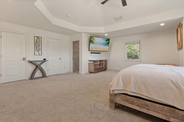 Bedroom, Interior, Recessed Lighting