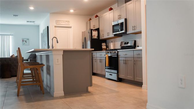 Interior, Kitchen, Recessed Lighting, Stainless Steel Appliances