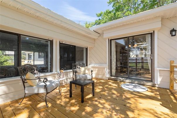 Exterior, Wood Texture Flooring