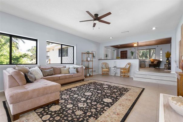 Interior, Kitchen, Living room, Recessed Lighting