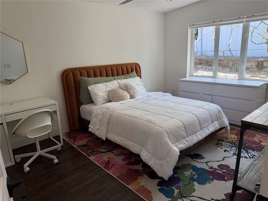 Bedroom, Interior, Water, Wood Texture Flooring