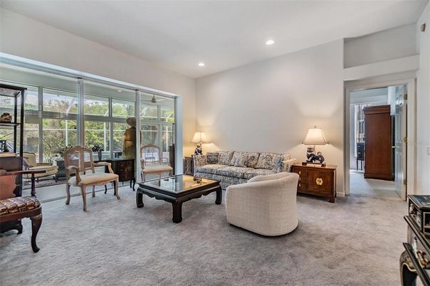 Interior, Living room, Recessed Lighting