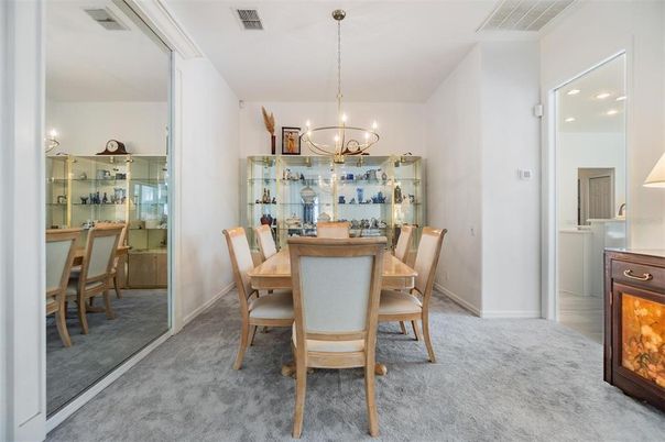 Chandelier, Dining room, Interior