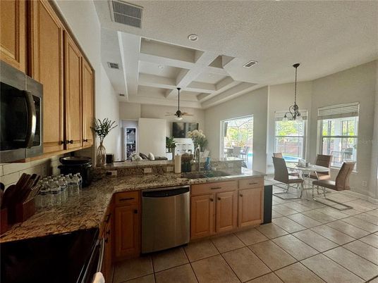 Dining room, Interior, Kitchen, Pendant Lights