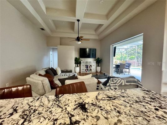 Interior, Living room, Recessed Lighting