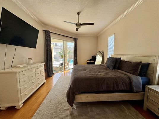 Bedroom, Interior, Wood Texture Flooring