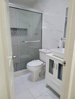 Bathroom, Glass Shower, Interior, Marble, Marble Walls