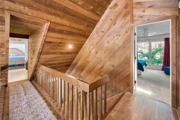 Interior, Recessed Lighting, Wooden Ceilings, Wood Texture Flooring, Wooden Walls